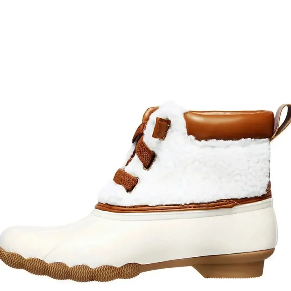 Skechers Women's Size 8 Pond Sherpa Snuggle Waterproof Duck Boots
